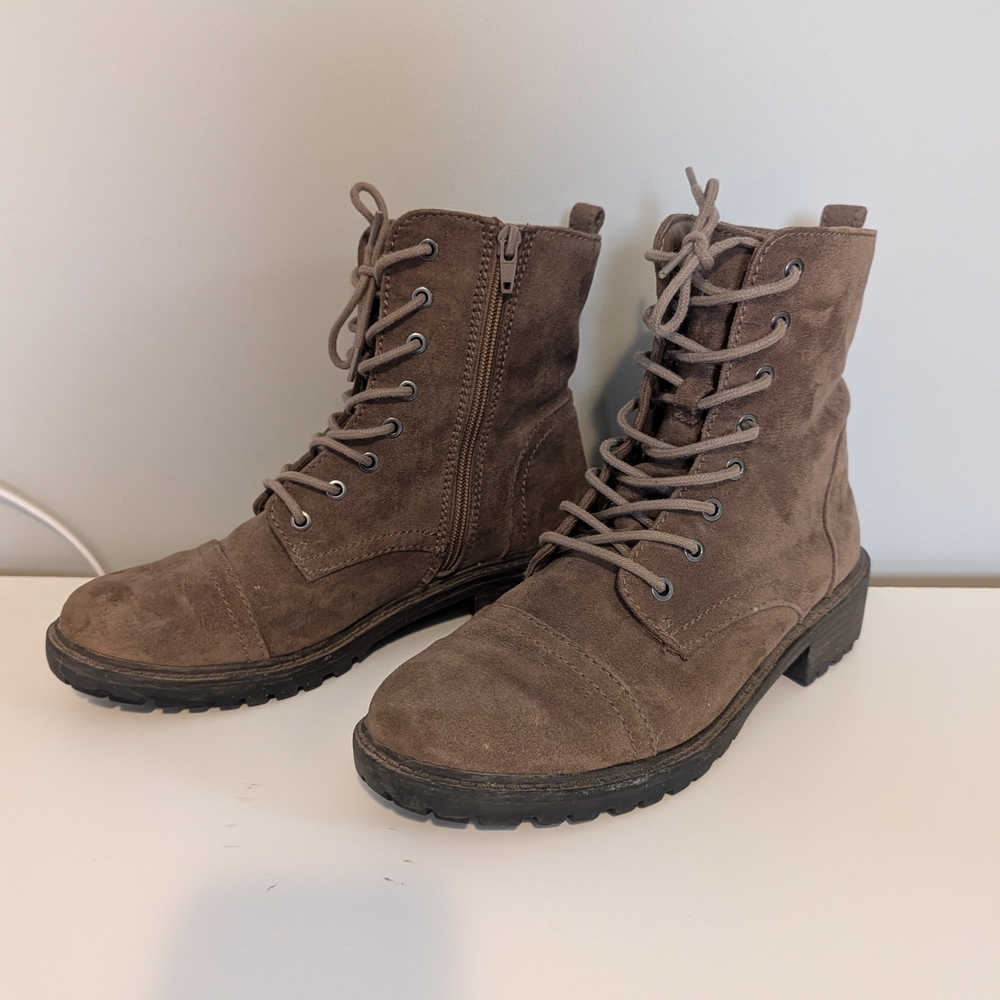 Universal Thread Women's Combat Boots - Brown